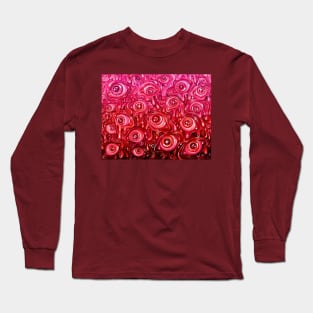 Red Eyeball Pattern Long Sleeve T-Shirt